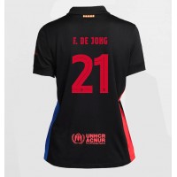 Billiga Barcelona Frenkie de Jong #21 Borta fotbollskläder Dam 2024-25 Kortärmad